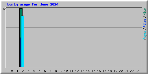 Hourly usage for June 2024