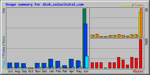 Usage summary for disk.solusitotal.com