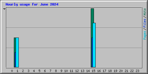Hourly usage for June 2024