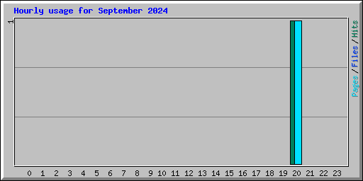 Hourly usage for September 2024