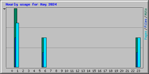 Hourly usage for May 2024