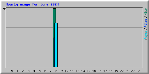Hourly usage for June 2024
